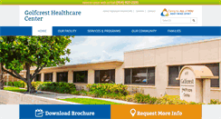 Desktop Screenshot of golfcresthealthcare.com